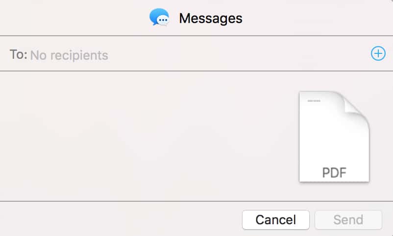 Messages Window