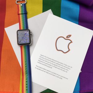 Apple Watch rainbow band