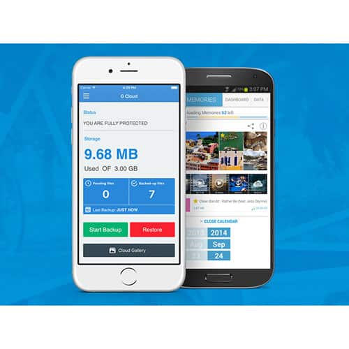 G Cloud Unlimited Backup for iPhone and Android: 5-Year Subscription for $29.99