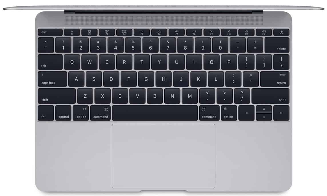 MacBook in space gray