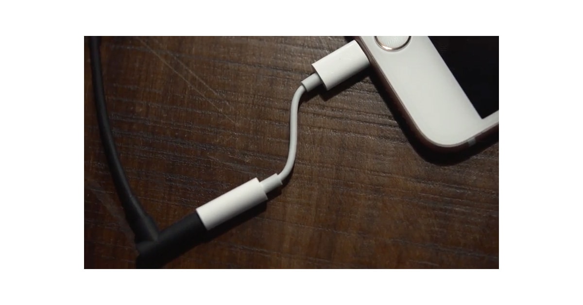 Apple's iPhone Lightning to 3.5mm audio adapter