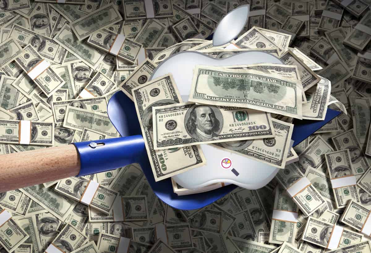 Finding Apple in a Pile of Money