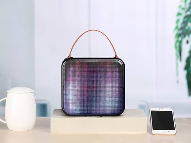 FRESHeCOLOR Bluetooth Speaker with Flashing LED Color Lights: $59.95