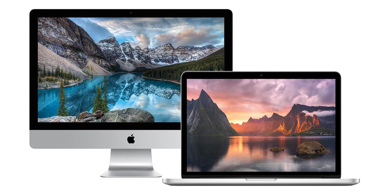 iMac and MacBook Pro