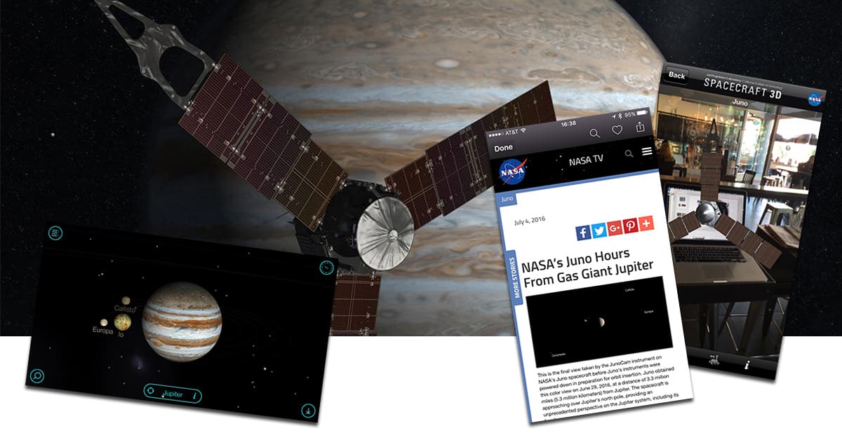 3 Great iPhone Apps for Learning about Juno and Jupiter