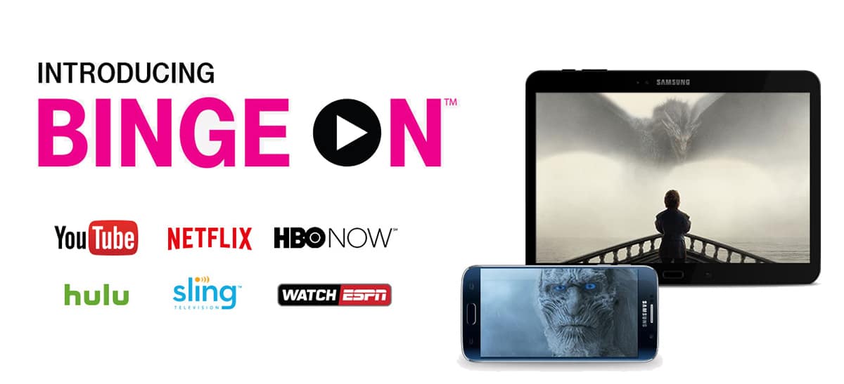 t-mobile binge on