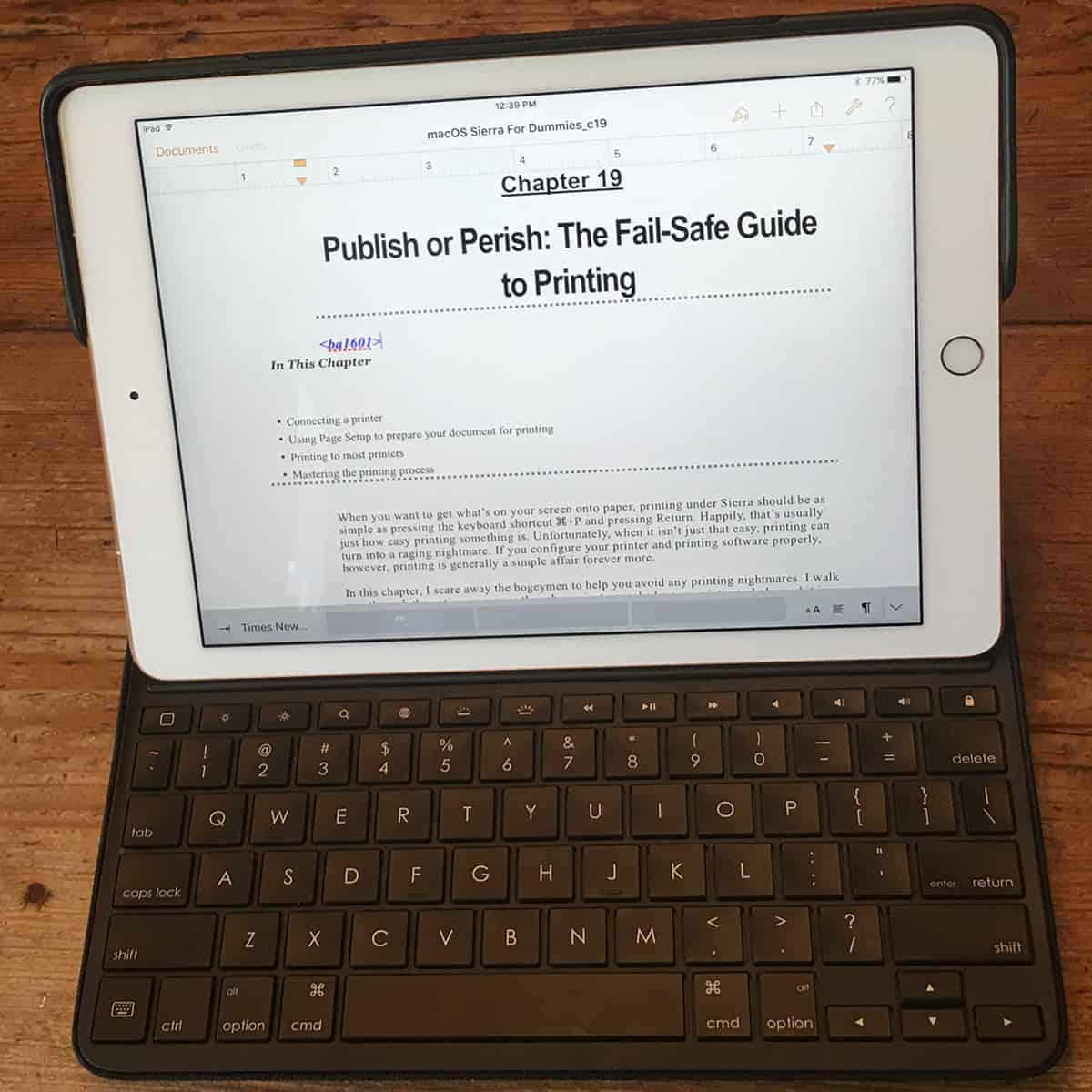 The iPad Pro 9.7-inch Keyboard Case for Road Warriors