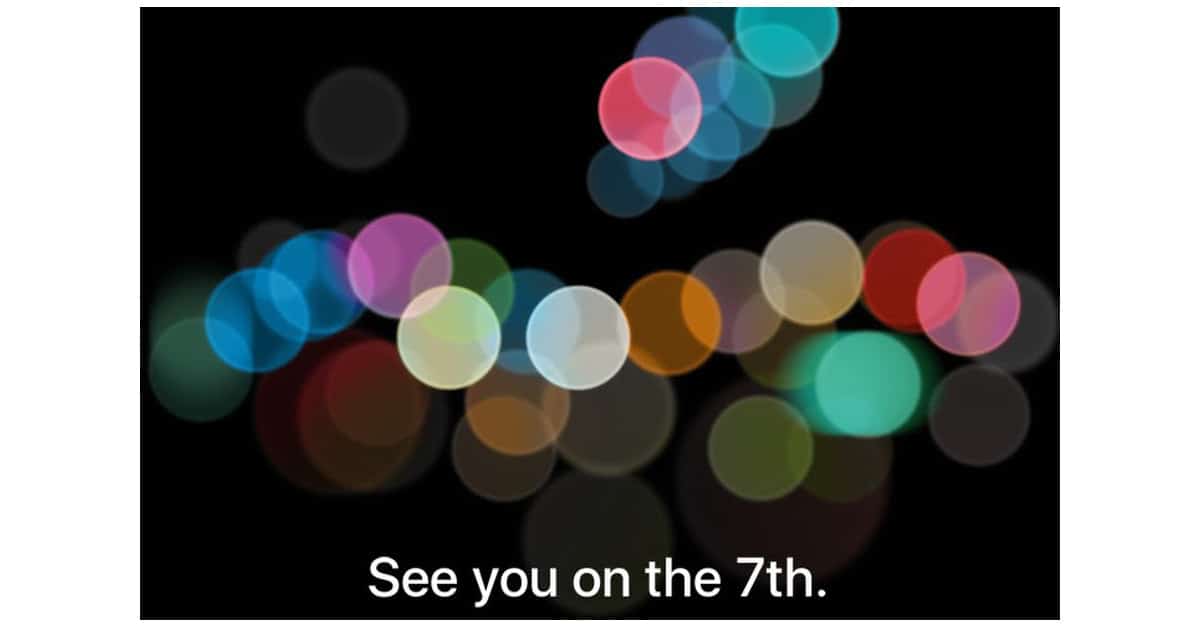 Apple September 7 media event