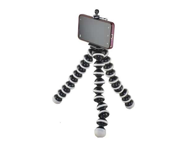Flexible Tripod for Smartphones and Cameras: $8.99