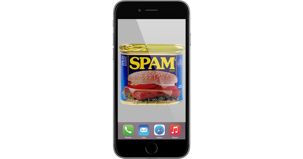 spam iPhone