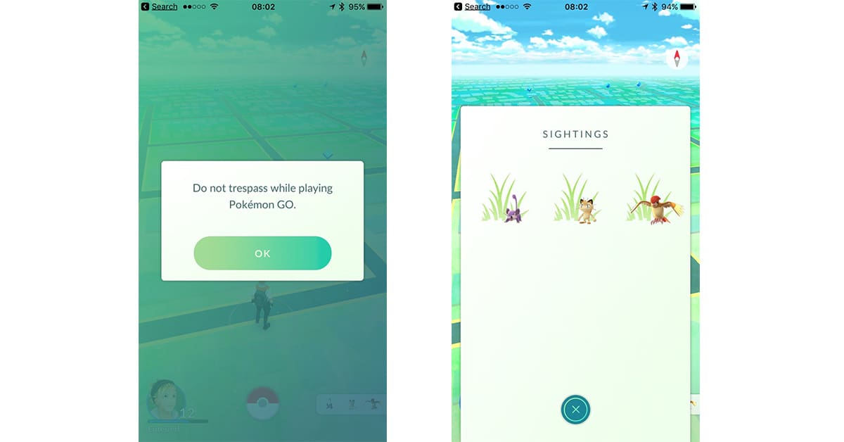 Pokémon GO Update Replaces Nearby Feature with Sightings