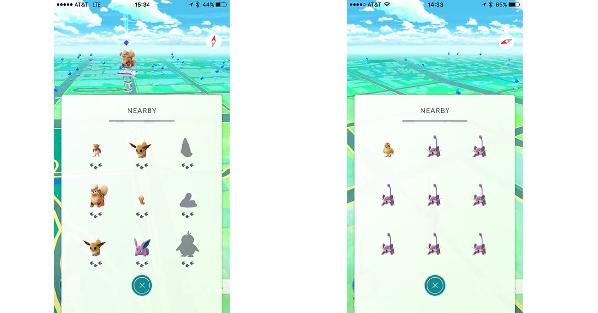 Pokémon GO tracking