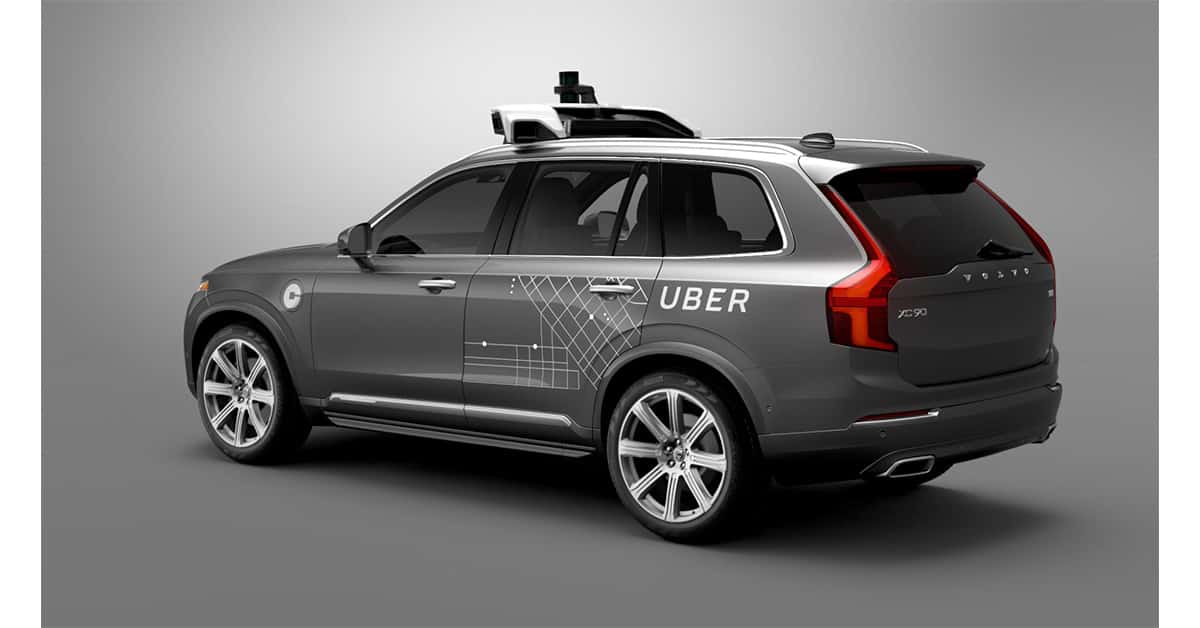 Uber self-driving Volvo