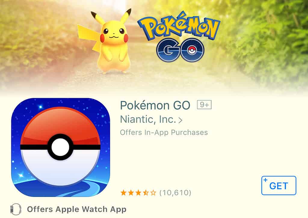 The Apple Watch version of Pokémon GO isn’t out yet… 