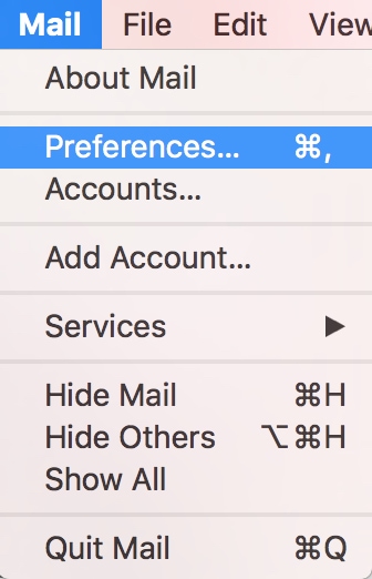 Mail Preferences