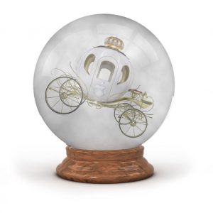 The Apple Crystal Ball with Artist Rendering of Apple Car
