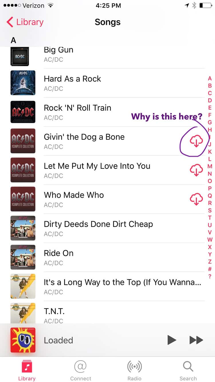 iOS 10 Music Cloud Downloads
