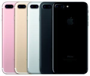 This years iPhone 7 Pluses: Rose Gold, Gold, Silver, Black, and Jet Black
