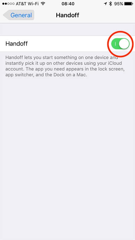 Enable Handoff on iOS for Universal Clipboard