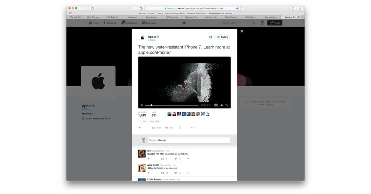 Apple Leaks iPhone 7 Features on Twitter