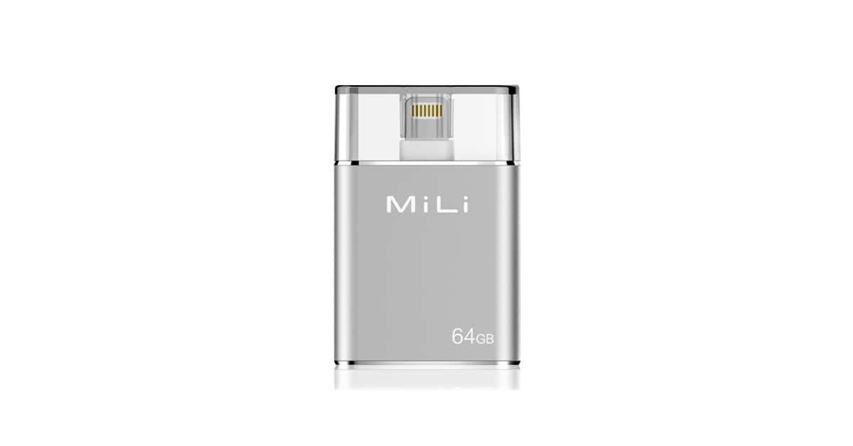 Mili iData Pro 64GB Lightning & Micro USB Storage Drive