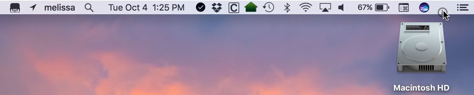 Moving 1Password on macOS Sierra menu bar