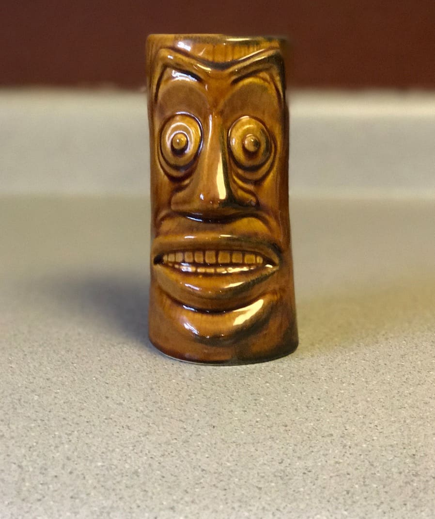 Tiki Mug shot with iPhone 7 Plus and iOS 10.1 Portrait Mode