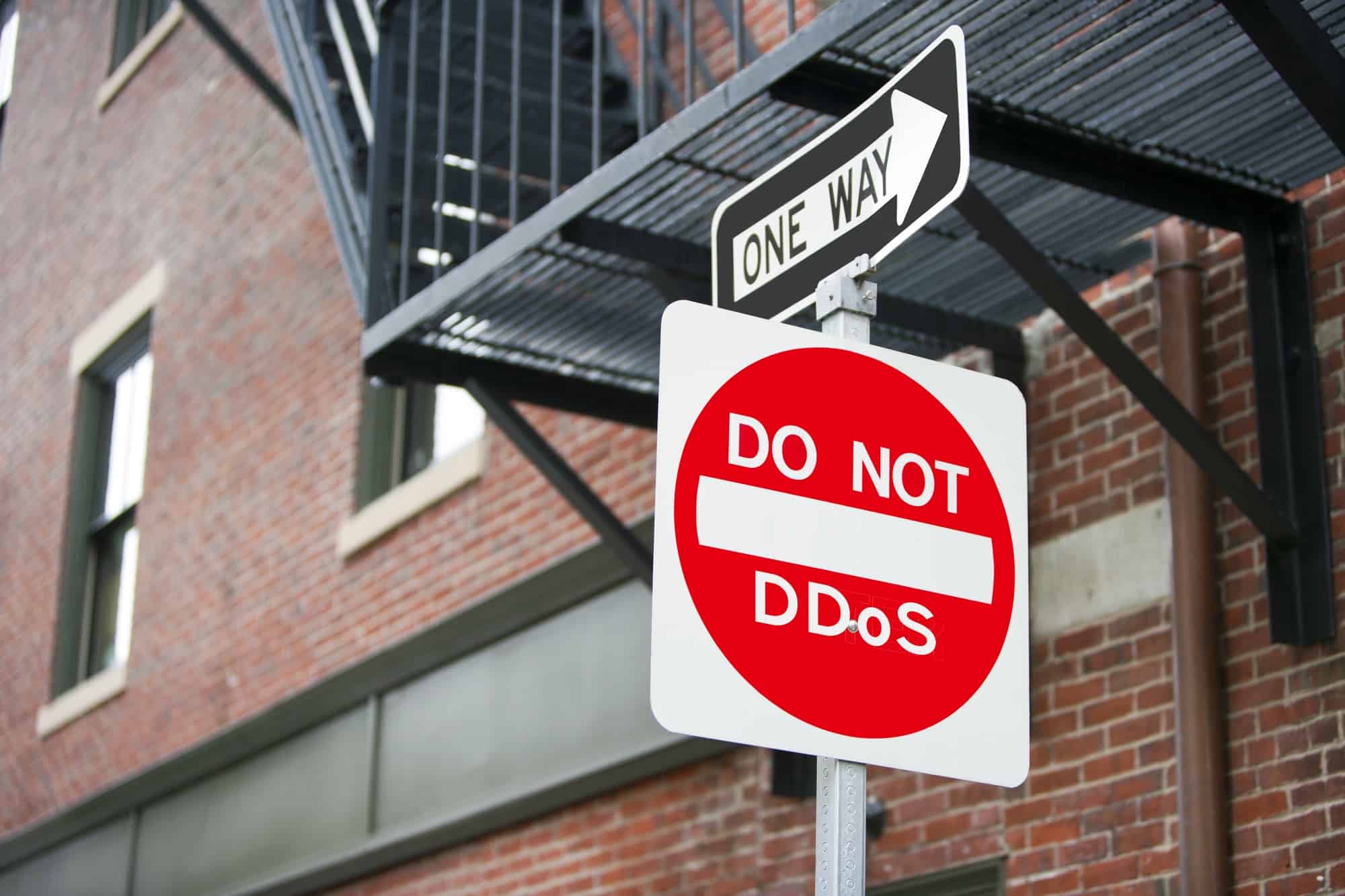 Do Not DDoS Street Sign