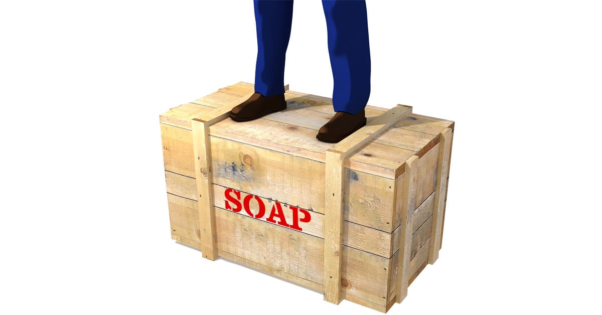 Man on a Soapbox