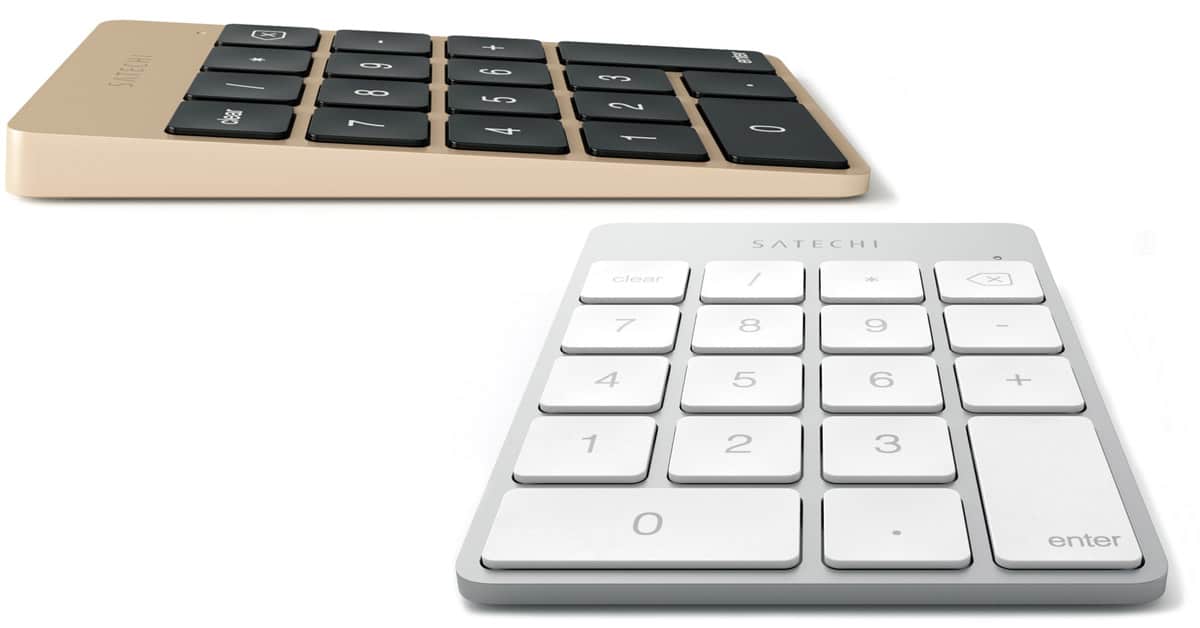 Satechi Slim Rechargeable Aluminum Bluetooth Keypads