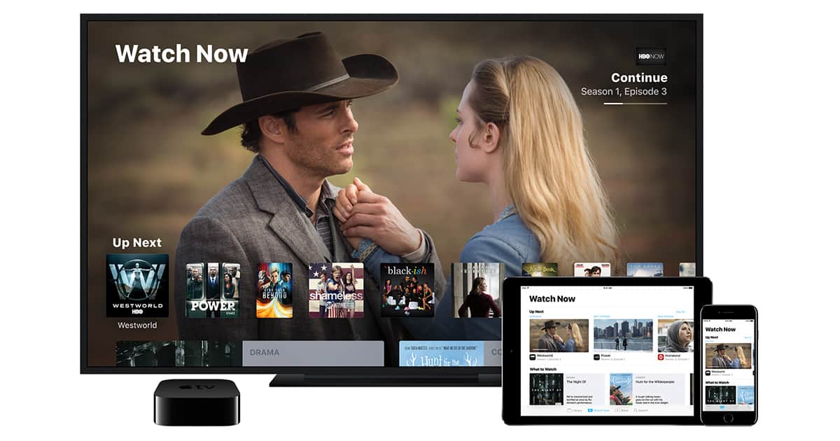 TV app for Apple TV, iPhone, and iPad