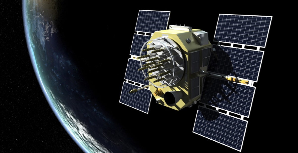 Rendering of GPS satellite