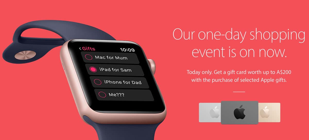 Apple Black Friday Promotion Banner