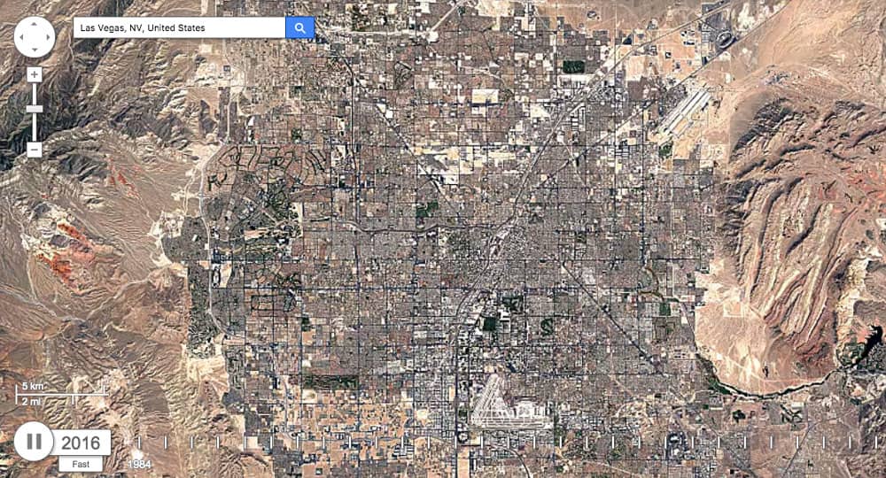 Watch Nature Rage and Man Sprawl with Google Earth Timelapse