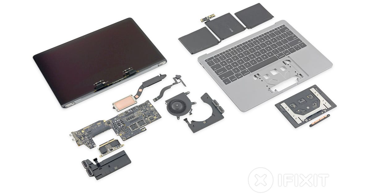 Function Key MacBook Pro Teardown Shows Smaller Battery, Removable SSD