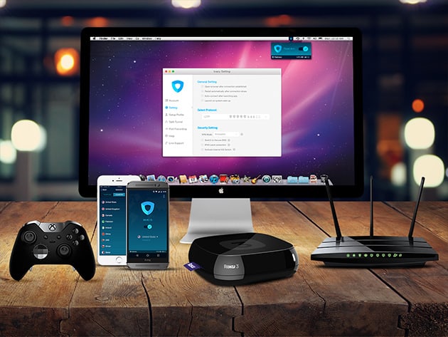 Ivacy VPN on iMac, iPhone, and Android