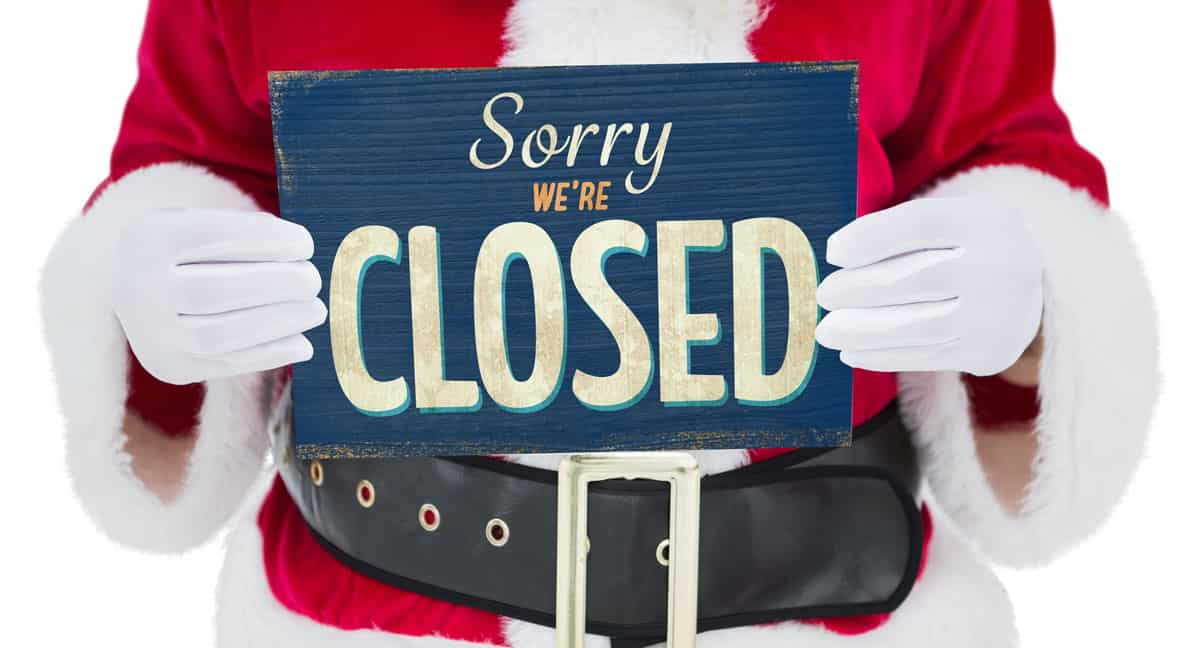 santa sorry were closed