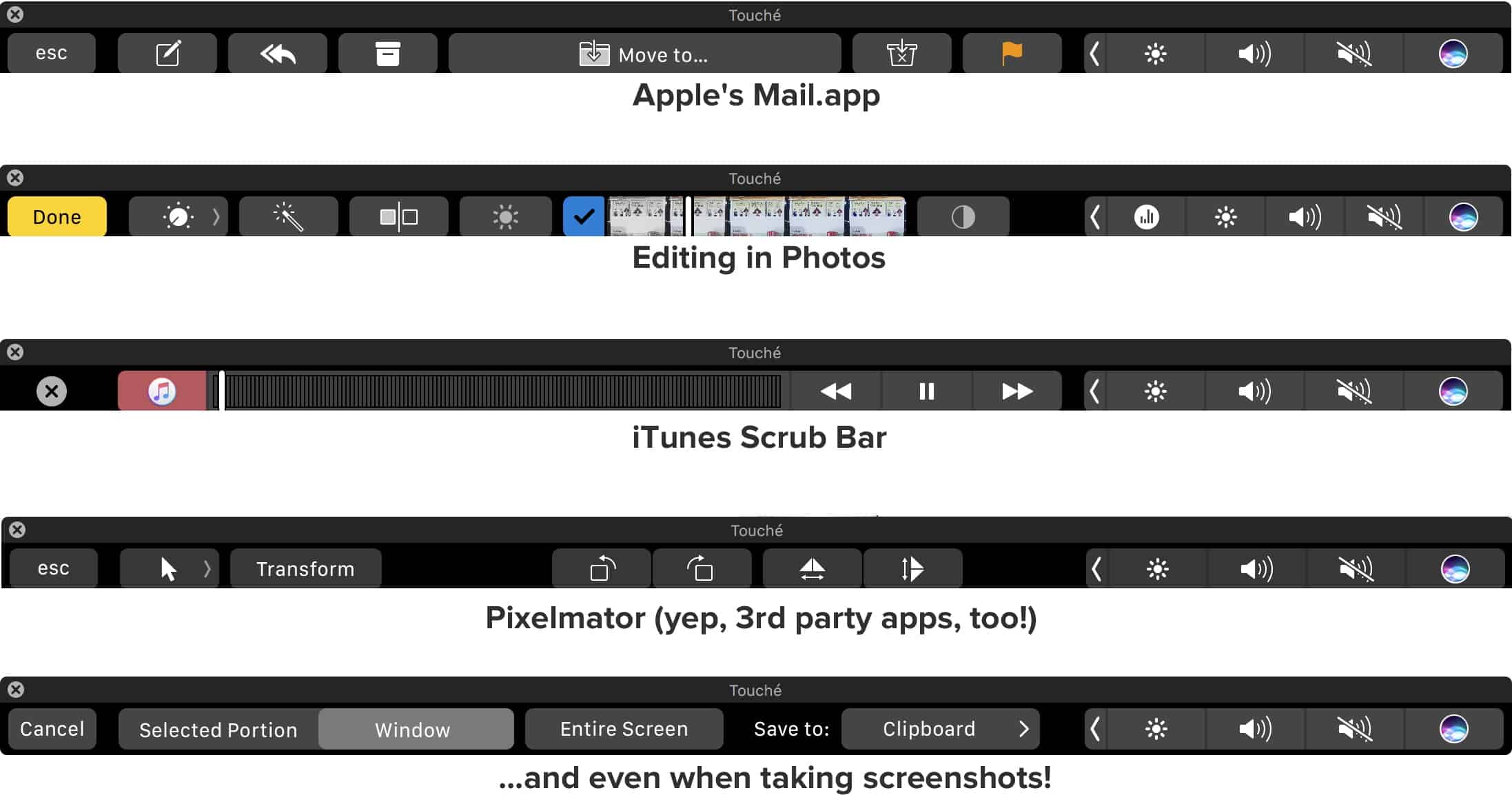 Touché: See and Use Touch Bar on Any Mac - The Mac Observer
