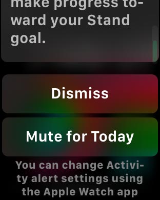 Apple Watch Activity Reminder