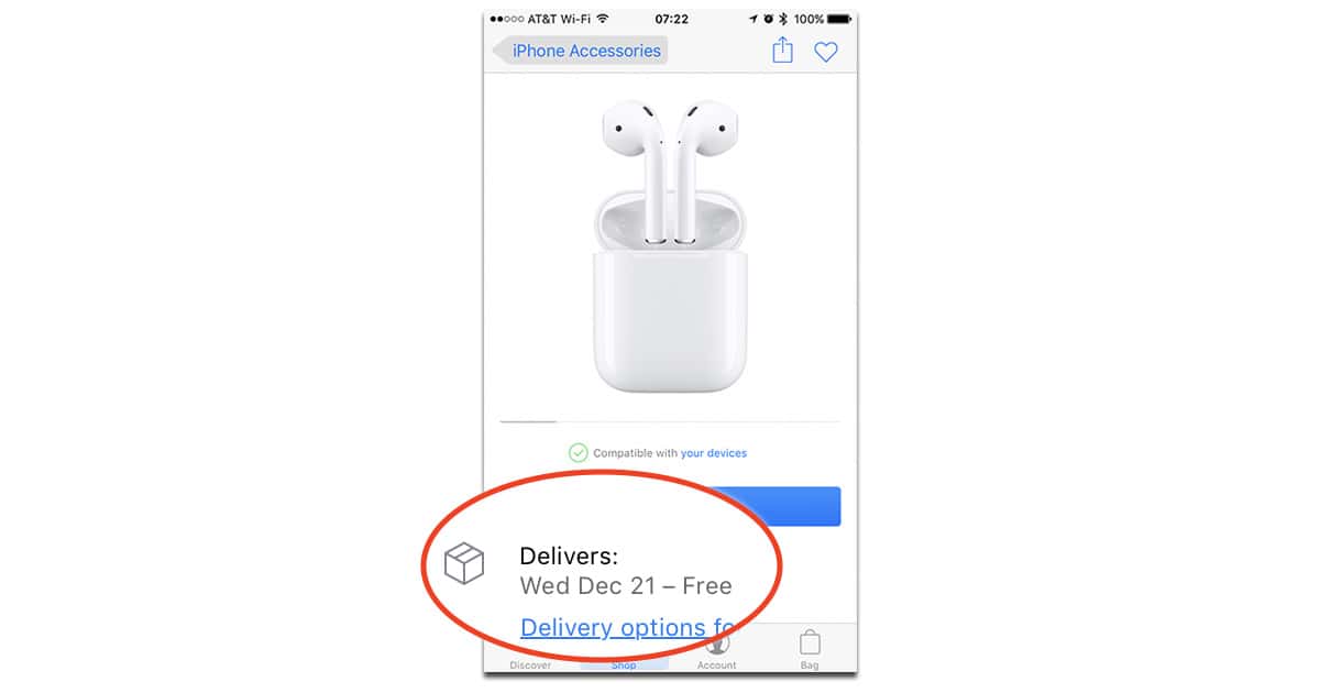 Apple AirPods Finally Available, Delivering Dec 21