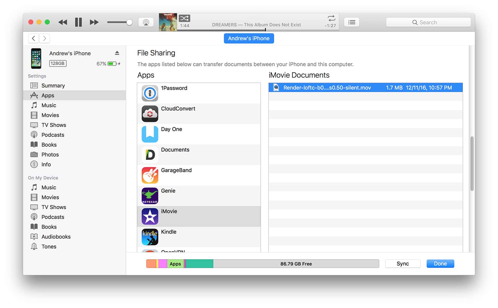 how to download files from iphone to mac