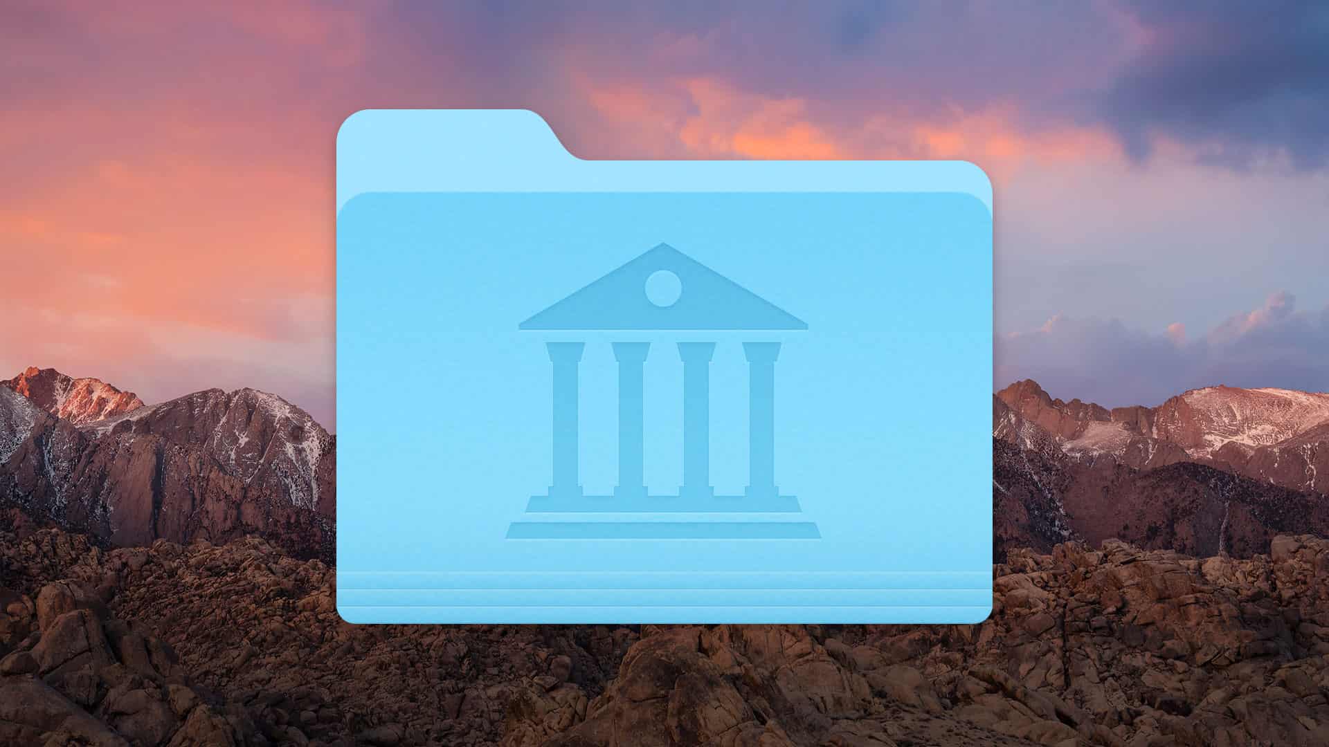 How to show the ~/Library folder on Mac