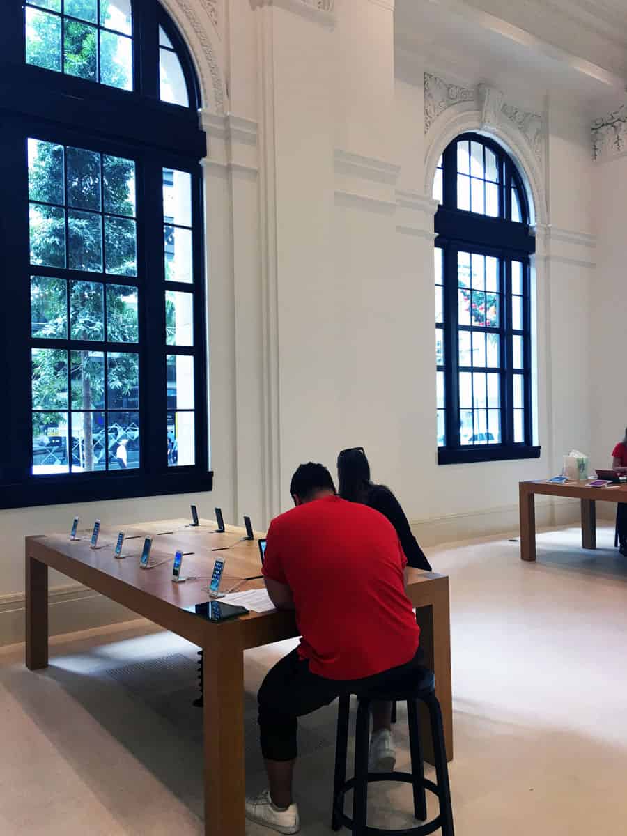 Another view inside Apple Brisbane