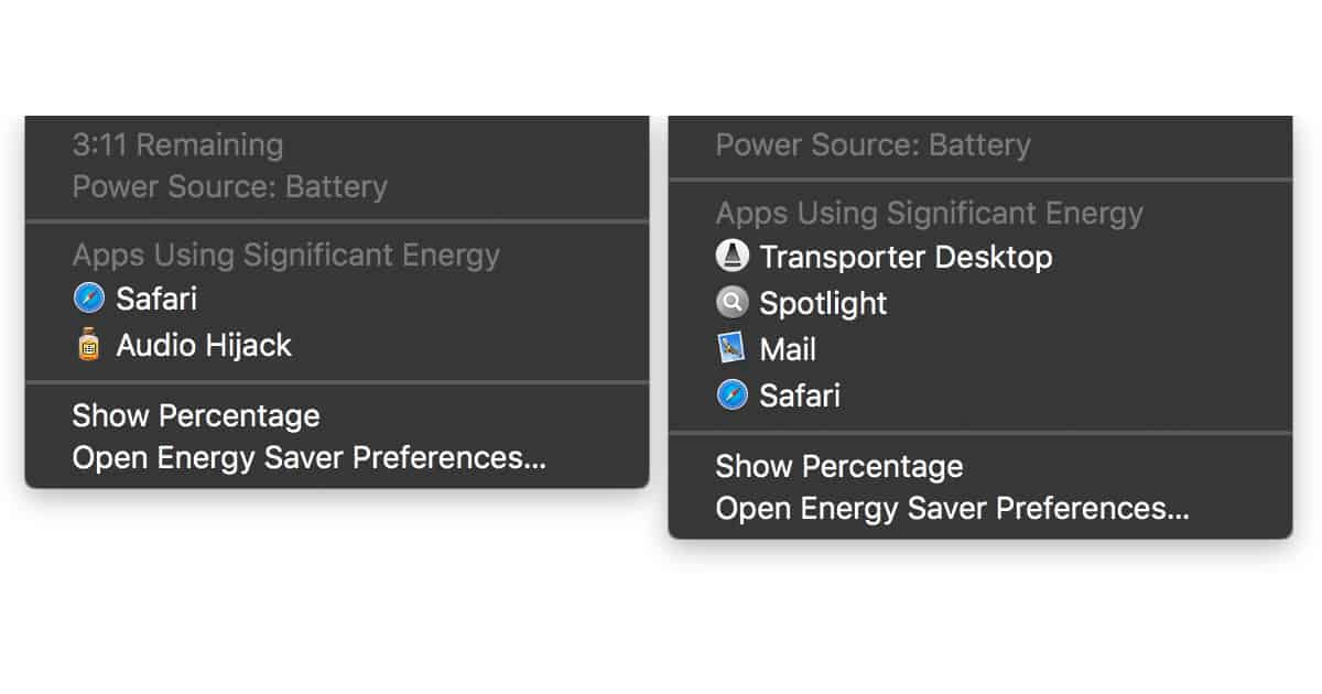 Apple removed the battery time remaining estimate in macOS 10.12.2