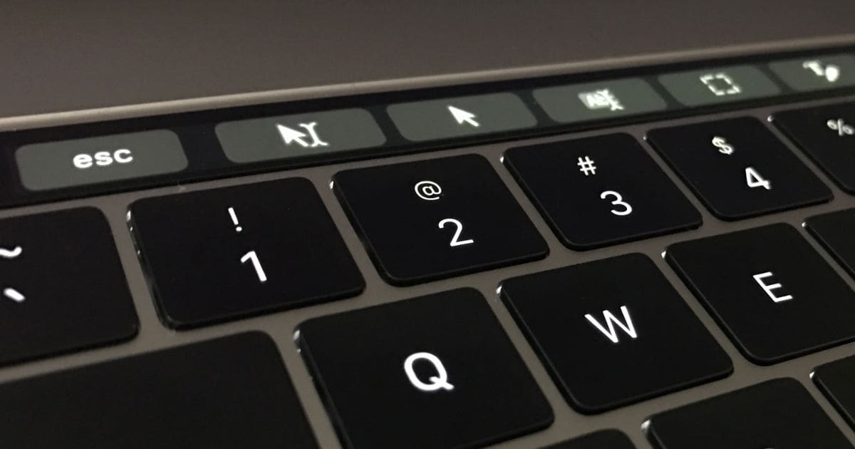 PDFpen Pro 8.3 Touch Bar controls