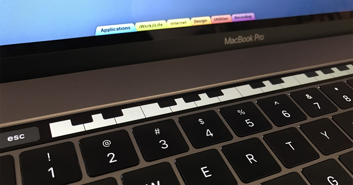 Play piano on your MacBook Pro Touch Bar with Touch Bar Piano