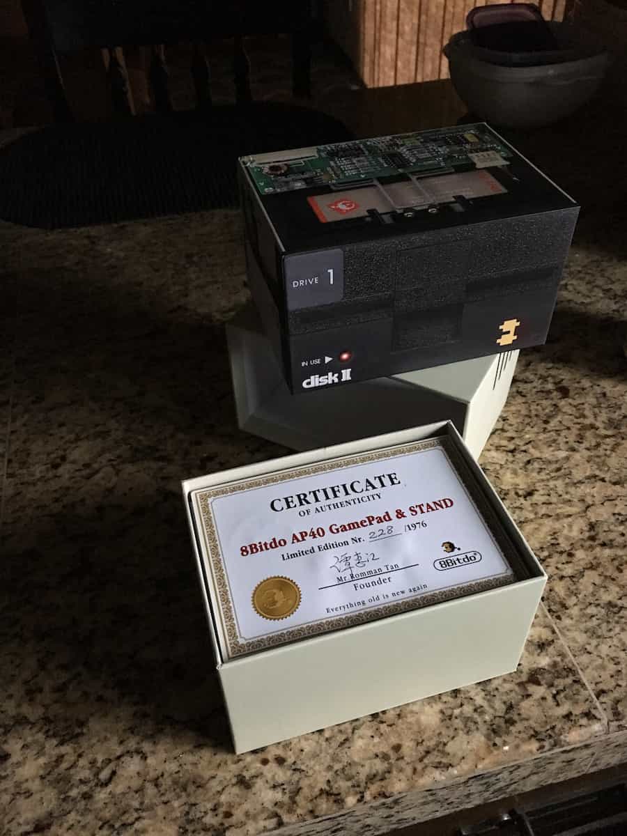 Certificate of Authenticity for the limited edition controller