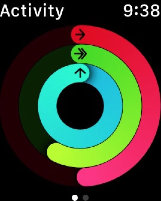 Apple Watch Activity App showing Move Goal status