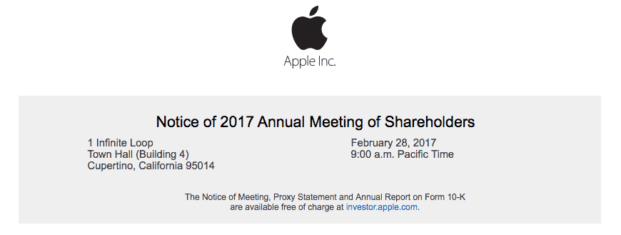 apple 2017 shareholders meeting