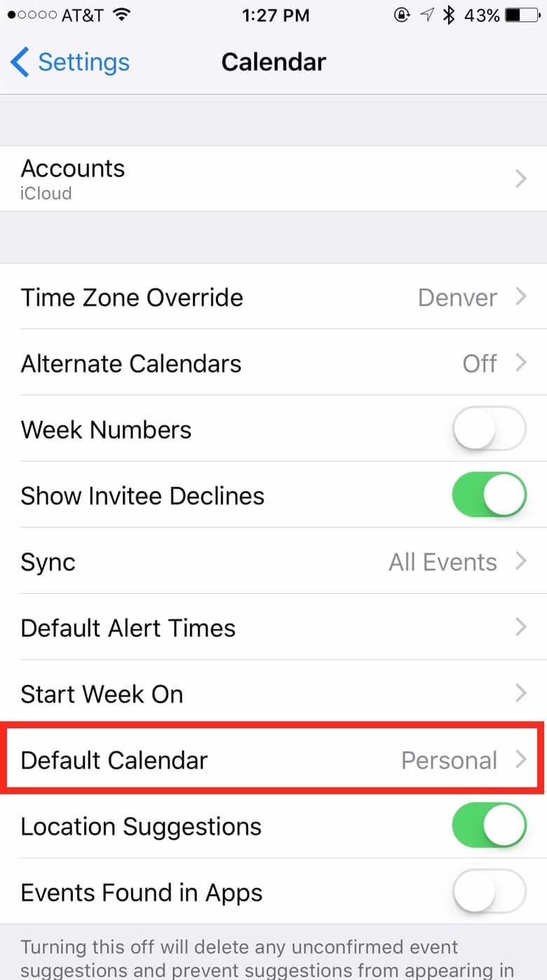 Setting Your Default Calendar Across macOS and iOS Devices The Mac